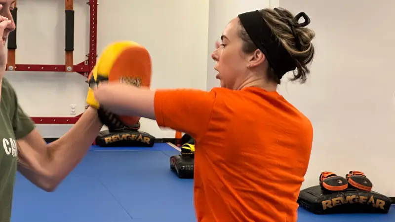 Women training at Empire Defense & Fitness in Albany, NY