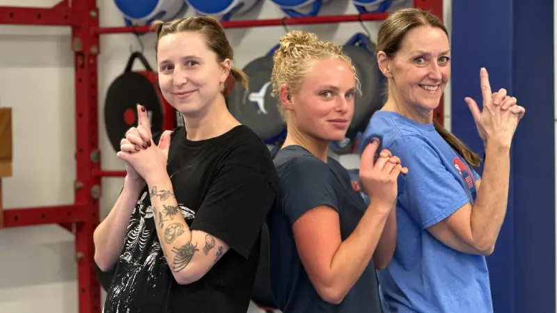 Woman training at Empire Defense & Fitness in Albany, NY
