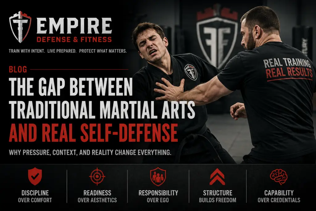traditional martial arts vs self defense