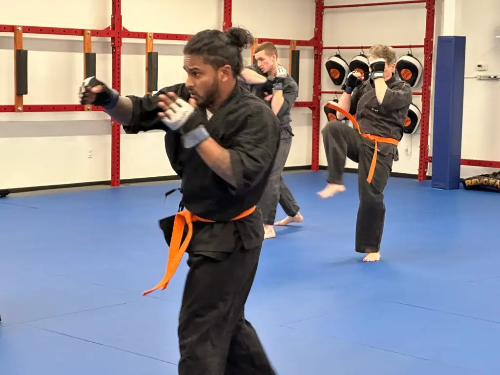 KAJU-KAI self-defense training using angles and defensive striking in Albany NY